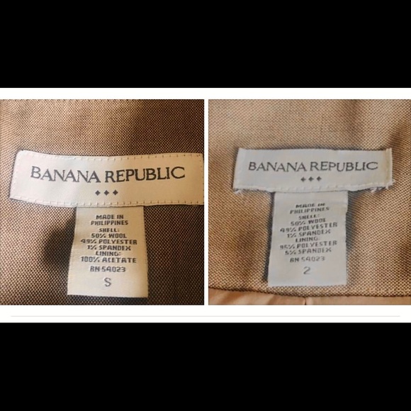 Stylish Banana Republic Skirt / Blazer Suit Size 2 ❤️ - Picture 6 of 9